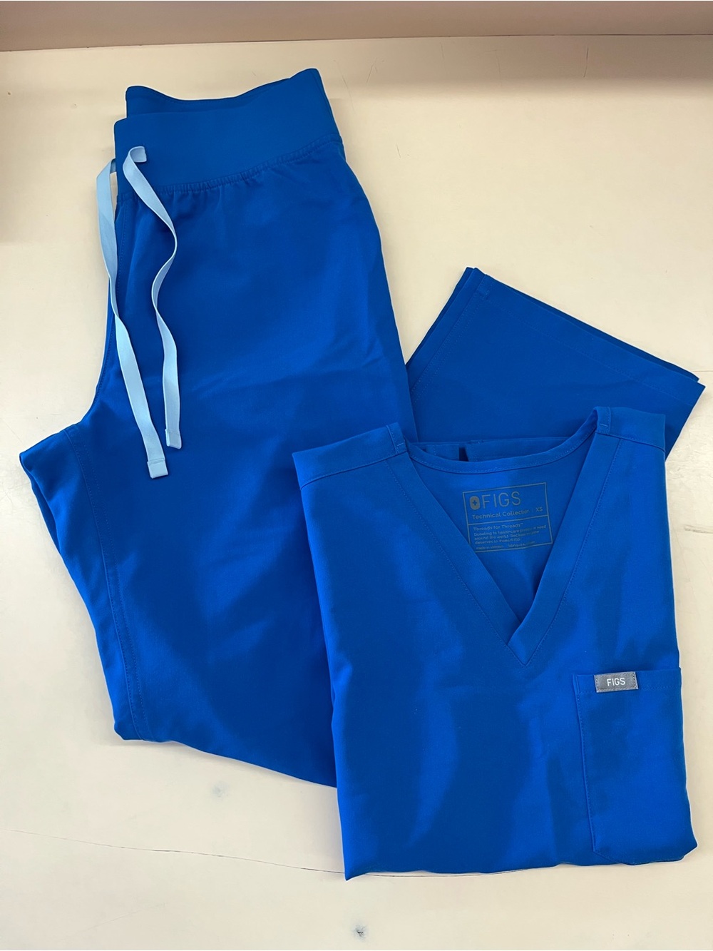 FIGS Scrub Set Royal Blue XS/SP